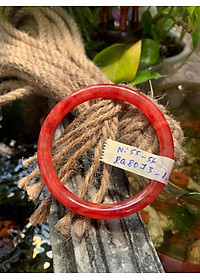 Vòng Cẩm Thạch Đỏ Tròn Ni 55 Đến 56