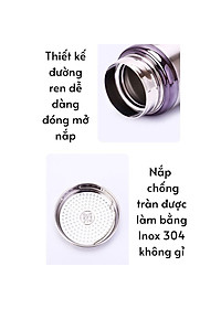 Bình Giữ Nhiệt Kim Cương Inox 304 Giữ Nhiệt Tốt Trong 6-8H - Chống Rỉ Sét Đảm Bảo An Toàn Cho Sức Khỏe Người Dùng - Hàng Loại 1 - Chính Hãng