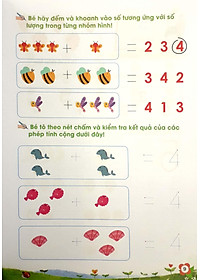 Sách Bé Tự Tin Bước Vào Lớp 1 - Cùng Bé Học Toán - Tập 1 (Dành Cho Bé Từ 5 - 6 Tuổi)