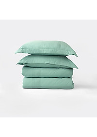 Bộ ga chun chần EVERON Micro Bamboo họa tiết trơn MB2301-04 hiện đại, sang trọng nhiều kích thước (HÀNG CHÍNH HÃNG)