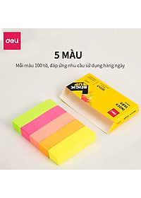 Giấy Phân Trang 5 Màu 100 Tờ/Tệp Deli - Phù Hợp Học Sinh Văn Phòng - EA11402