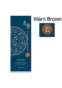 Nhuộm phủ bạc nhanh 1 phút Jichung 1 Minute Hair Color 120g (nâu hạt dẻ) + Móc khóa