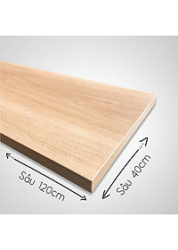 Kệ gỗ SMLIFE Railshelf 30x60cm - Phụ Kiện Thành Phần Để Lắp Hệ Kệ Ray Tường Railshelf