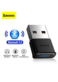 Bộ phát USB Bluetooth Baseus Bộ chuyển đổi Bluetooth 5.0 không dây cho PC Bluetooth 4.0 Bộ phát âm thanh Dongle cho Win 11/10/8 / XP / Vista / XBOX ONE S Tay cầm-Hàng Chính Hãng