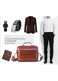 Túi xách túi đeo vai nam 100% da bò cao cấp phong cách châu âu