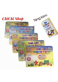 (Tặng Kèm Bộ 45 Thẻ Học Chữ Cái và Số) ComBo 5 Chủ Đề Thẻ Học Thông Minh,Thẻ Học FlashCards Song Ngữ Anh Việt Cho Bé