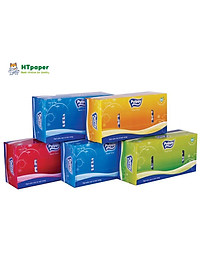 Khăn Giấy Hộp, Khăn Giấy Rút Pulppy Lốc 5 Hộp180 tờ x 2 lớp mềm mịn siêu dai