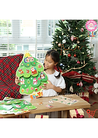 Cây Thông Noel Treo Tường 3D LalaXmas Tree - Đồ Chơi Thủ Công Cho Bé Lalala Baby