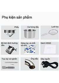 Máy ép dầu thực vật chuyên nghiệp phiên bản nâng cấp hoàn toàn thương hiệu cao cấp Septree T3 - Hàng Nhập Khẩu