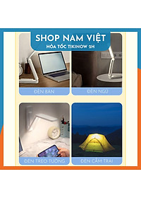 Đèn Bàn Gấp Gọn Treo Tường Tích Điện, Điều Chỉnh Ánh Sáng