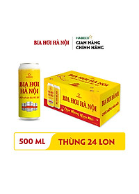 Combo 2 Thùng Bia Hơi Hà Nội - Thùng 24 lon 500ml