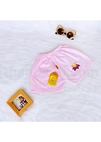 Combo 5 quần ngắn sơ sinh vải 100% cotton đủ màu xinh xắn cho bé