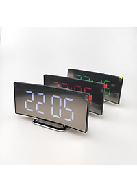 Đồng hồ led để bàn, đồng hồ báo thức điện tử với tính năng night và snooze cao cấp màn hình cong