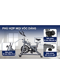 Xe đạp tập thể dục spining Airbike Sport - Hàng chính hãng
