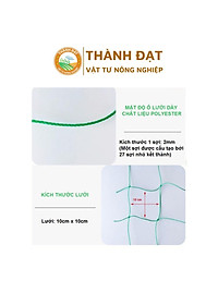 Lưới làm giàn cây leo, nhiều kích thước , độ bền cao, dễ lắp đặt, làm giàn bầu, mướp, bầu, bí