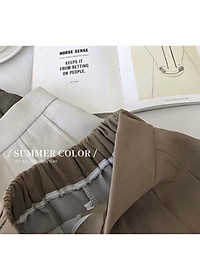 Quần short nữ xếp ly siêu hot 2023 quần đũi nữ chất kaki  lưng chun ống rộng chất kaki hàn thoải mái dễ phối đồ mặc đi chơi dạo phố du lịch