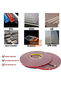 Băng keo 2 mặt cường lực 3M 4229P dài 10M siêu dính chịu nước, nhiệt dán được trên nhiều loại chất liệu