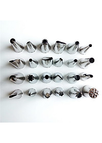 Bộ 24 đuôi bắt bông kem – Bộ dụng cụ làm bánh kem – Mã số 1035