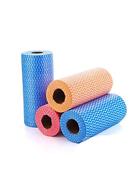 3 Cuộn Khăn Giấy Lau Đa Năng - Chất Liệu Rayon An Toàn - Lau Chén Đĩa , Lau Nhà Bếp..vv - PaKaSa