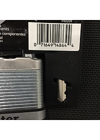 Khóa Master Lock M15X DLFHC Thân Thép Lá Rộng 64mm 2 Chìa răng Cưa