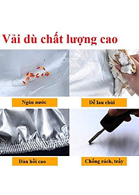 Bạt Phủ xe Ô Tô Mitsubishi Xpander Chỗ Vải Dù OXFORD Siêu Bền, Bạt Trùm Xe Hơi Chống Nắng Mưa Bảo Vệ Xe