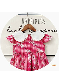 Đầm váy hoa mùa hè cho bé gái đi chơi đi học mát từ 12-35kg hàng thiết kế cao cấp