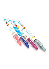 Bút Sáp Màu Xoay - 18 Màu DK 3301-18 (Túi Nhựa PVC)
