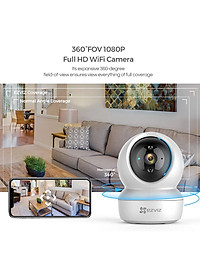   CAMERA WI-FI QUAN SÁT HỒNG NGOẠI EZVIZ C6N Full HD 1080p, chính hãng thương hiệu MỸ.