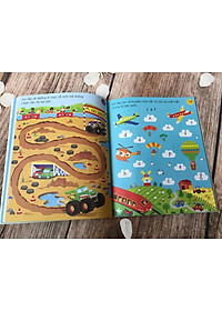 Sách Hành Trình Khám Phá 94 Trò Chơi Phát Triển Trí Tuệ- Sách tương tác cho trẻ tăng khả năng tư duy và phát triển