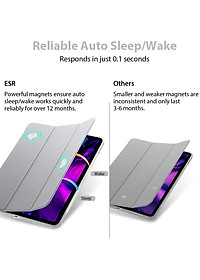 Bao Da Dành Cho iPad Pro 11 inch 2021 và iPad Pro 12.9 inch 2021 ESR Rebound Slim Smart Case - Hàng Nhập Khẩu