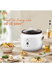 Nồi kho hầm chuyên dụng UNIE USC208, Dung tích 2L, 8 chức năng kho hầm, Lòng nồi gốm Ceramic cao cấp, thiết kế bắt mắt- HÀNG CHÍNH HÃNG 