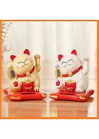 Tượng Mèo Vẩy Tay Tự Động Trưng Bày Cửa Hàng, Quán Ăn, Địa Điểm Kinh Doanh - Hàng Chính Hãng 