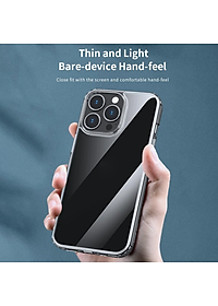 Ốp lưng chống sốc trong suốt cho iPhone 14 Pro Max (6.7 inch) hiệu Rock Space Protective Case siêu mỏng 1.5mm độ trong tuyệt đối, chống trầy xước, chống ố vàng, tản nhiệt tốt - hàng nhập khẩu