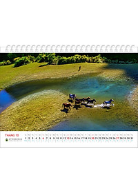 Lịch bàn Phong Cảnh Vùng Cao 2024 Cơm Có Thịt - Quỹ Trò Nghèo Vùng Cao