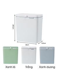 Thùng Rác Thông Minh Treo Tủ Bếp Thiết Kế Nắp Mở Đa Chiều - Có Thanh Treo Cửa Tủ Bếp FEIDASH TG3680