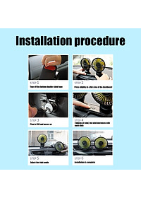 Quạt ô tô thông minh, quạt đôi đa năng xe hơi 12v, 24v xoay 360 tiện ích cao cấp mẫu mới loại tốt gió mạnh, phụ kiện ô tô