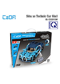 Đồ Chơi Lắp Ráp Xe Kéo Cót Chạy Đà Siêu Xe Technic Car 6in1 C52015W ( 6 trong 1)
