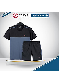 Bộ quần áo thể thao nam Fasvin AT23576.HN chất vải mềm nhẹ co giãn thoải mái