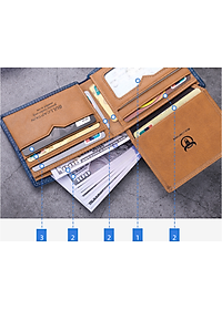 Ví nam 100% da bò thật cao cấp phong cách mới