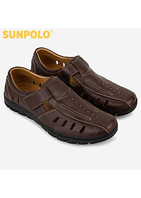 Giày Rọ Nam Da Bò SUNPOLO STA681 (Đen, Nâu)