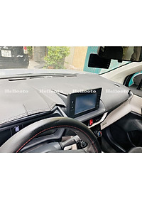 Thảm Taplo Da Carbon Xe Toyota Veloz 2022 2023 Màu đen Cao Cấp đế có chống trượt chống xô lệch