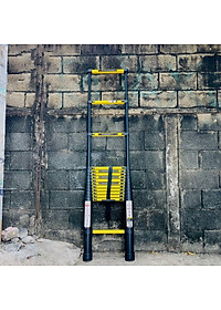 Thang nhôm rút gọn Sumika SKS510 - Chiều cao tối đa 5.1m, sơn tĩnh điện, chống trầy xước