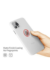 Ốp lưng chống sốc cho iPhone 11 Pro Max (6.5 inch) hiệu Memumi Ultra Thin độ mỏng 0.3mm , có gờ bảo vệ Camera - Hàng nhập khẩu