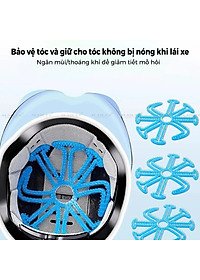 Lớp Lót Mũ Bảo Hiểm Silicone SLC-8 Thoáng Khí Chống Biến Dạng Xe Máy Xe Đạp Phụ Kiện - Mai Lee