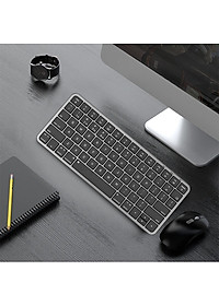 Bàn phím không dây mini K23 kết nối bluetooth + Usb wireless pin sạc hỗ trợ đa nền tảng thiết bị hàng nhập khẩu