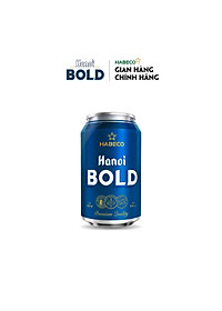 Combo 2 Thùng Bia Hanoi BOLD - Thùng 24 lon 330ml
