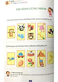 Sách 300 Trò Chơi Phát Triển Trí Tuệ Cho Trẻ 5 Tuổi (Tái Bản)