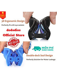 Kính bơi cận có độ (Màu Đen/Hồng) độ cận thị từ 1.5 độ đến 8.0 độ dododios mắt kính cản tia UV hạn chế sương mờ