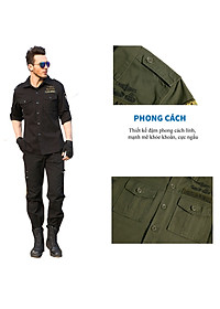 Bộ Quần Áo KaKi Lính Mỹ US ARMY U569 Kiểu Dáng Túi Hộp Chiến Thuật, Chất Liệu Kaki Cao Cấp Phong Cách Lính Cực Ngầu - HÀNG CHÍNH HÃNG