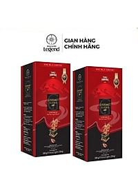Combo 2 Hộp Cà phê Rang Xay Gourmet Blend-Trung Nguyên Legend-Vị cà phê đậm, cafein 1%- 500gr-Pha Phin